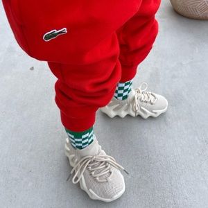 Red Lacoste Joggers